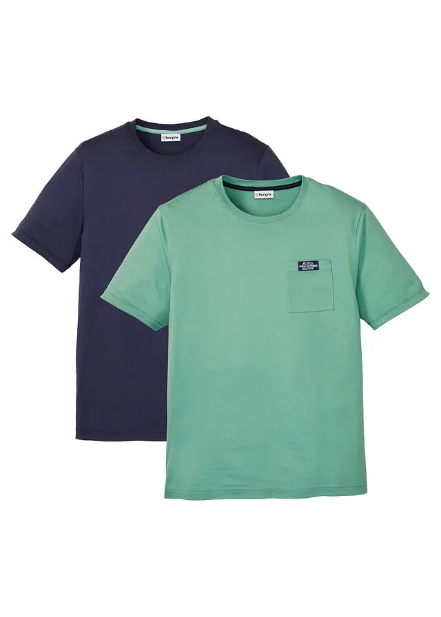 Camiseta de algodón orgánico puro (2 unidades)
