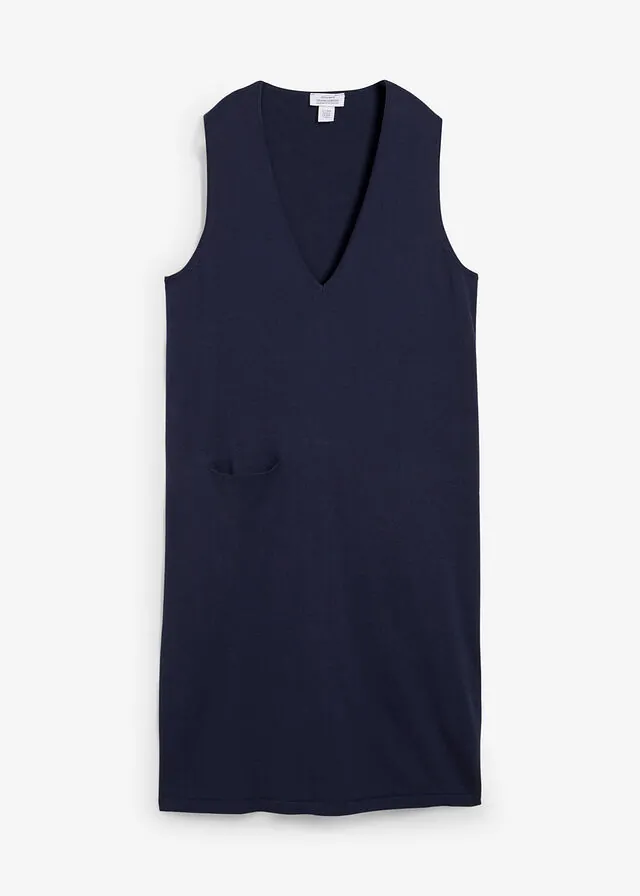 Vestido de punto de algodón puro