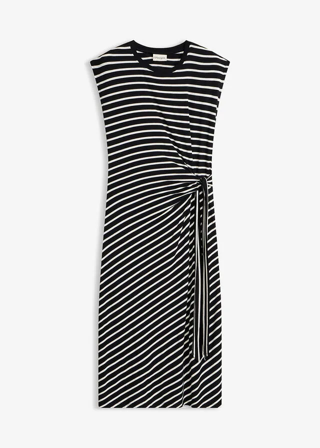 Vestido de punto con drapeado
