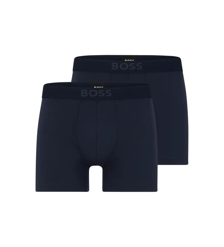 BOSS para hombre. 50475677 Pack 2 Bóxer UltraSoft marino (L), Homewear, Modal
