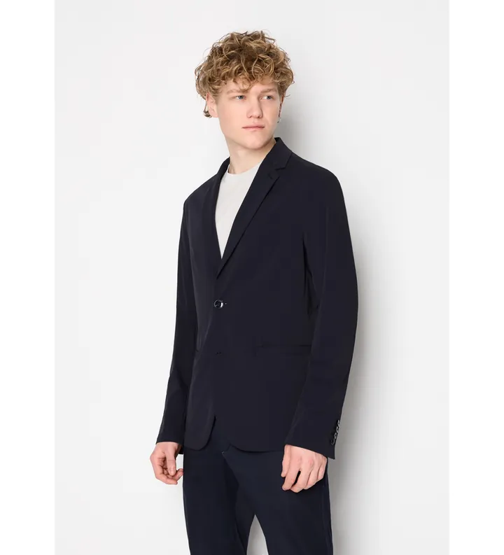 A|X Armani Exchange para hombre. 8NZG49ZNYZZ1583 Americana clássic marino (34), Casual, Clásico, Poliamida