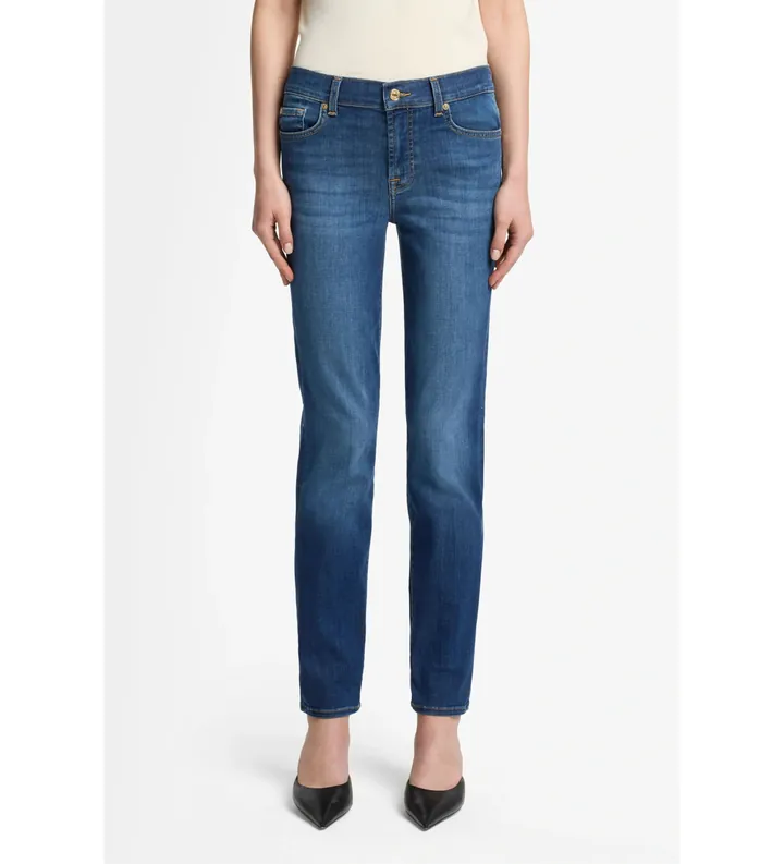 7 For All Mankind para mujer. 7U012C44UCH Jeans Roxanne azul (24), Casual, Algodón