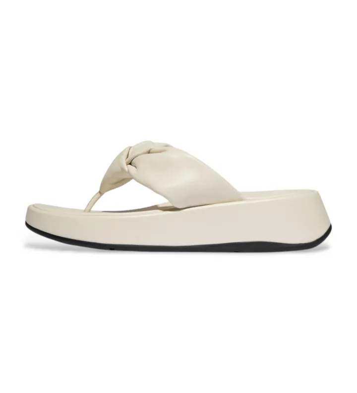 Fitflop para mujer. IY1-A99 Sandalias de piel F-Mode beige (36), 3 a 5cm, Ninguno, Casual