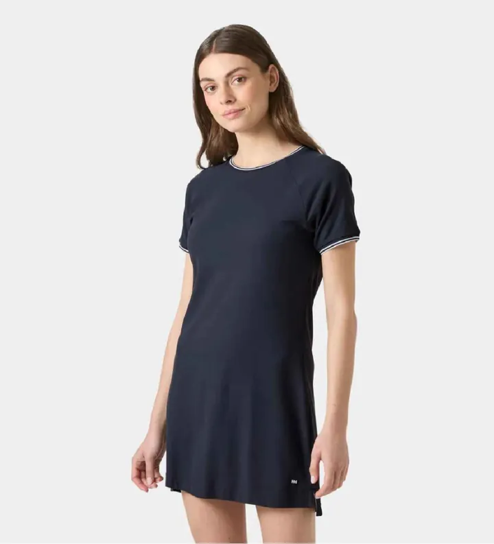 Helly Hansen para mujer. 54616 Vestido Portofino marino (M), Casual, Poliamida, Manga corta
