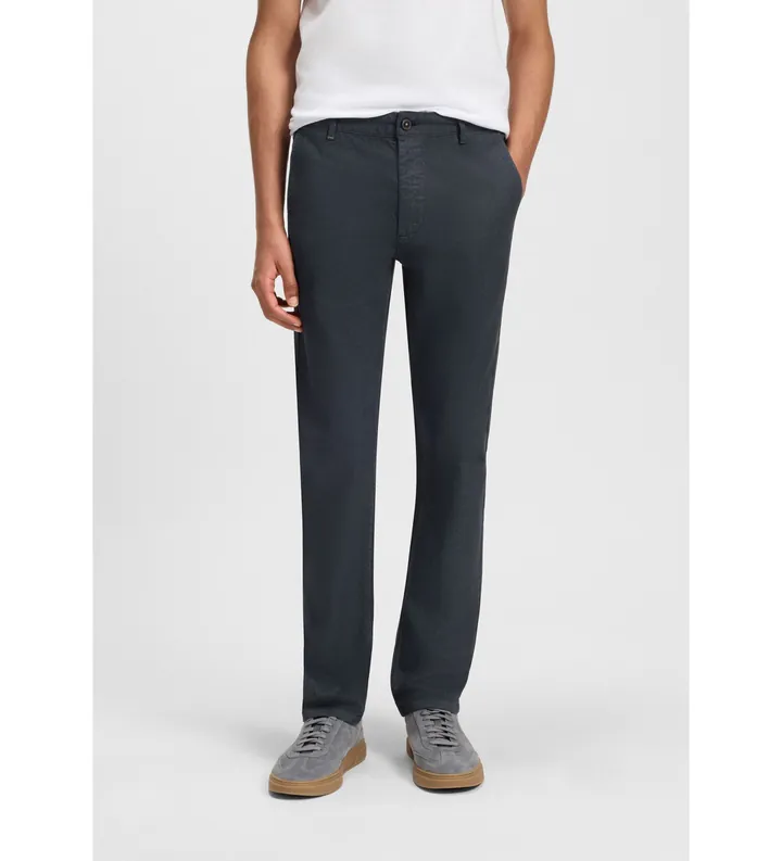 BOSS para hombre. 50542977 Pantalón Chino Slim marino (30/32), Casual, Sintético