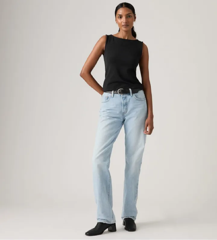 Levi's para mujer. A1959-0115 Jeans 501 90s azul (25/30), Casual, Algodón, Denim