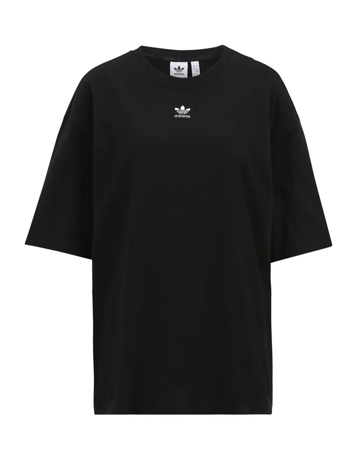 ADIDAS ORIGINALS Camiseta 'Essentials' negro / blanco