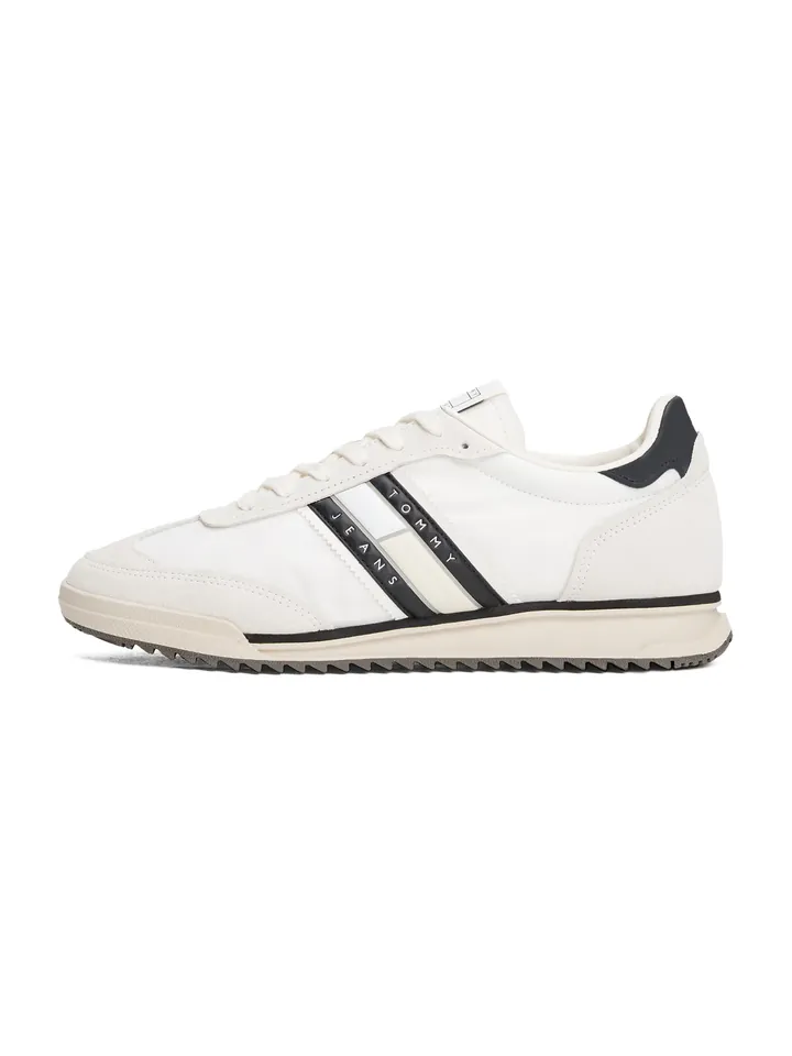Tommy Jeans Zapatillas deportivas bajas negro / offwhite / blanco natural