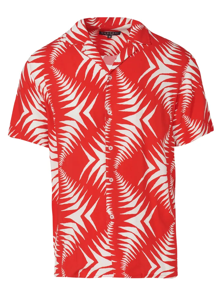 KOROSHI Camisa rojo / blanco