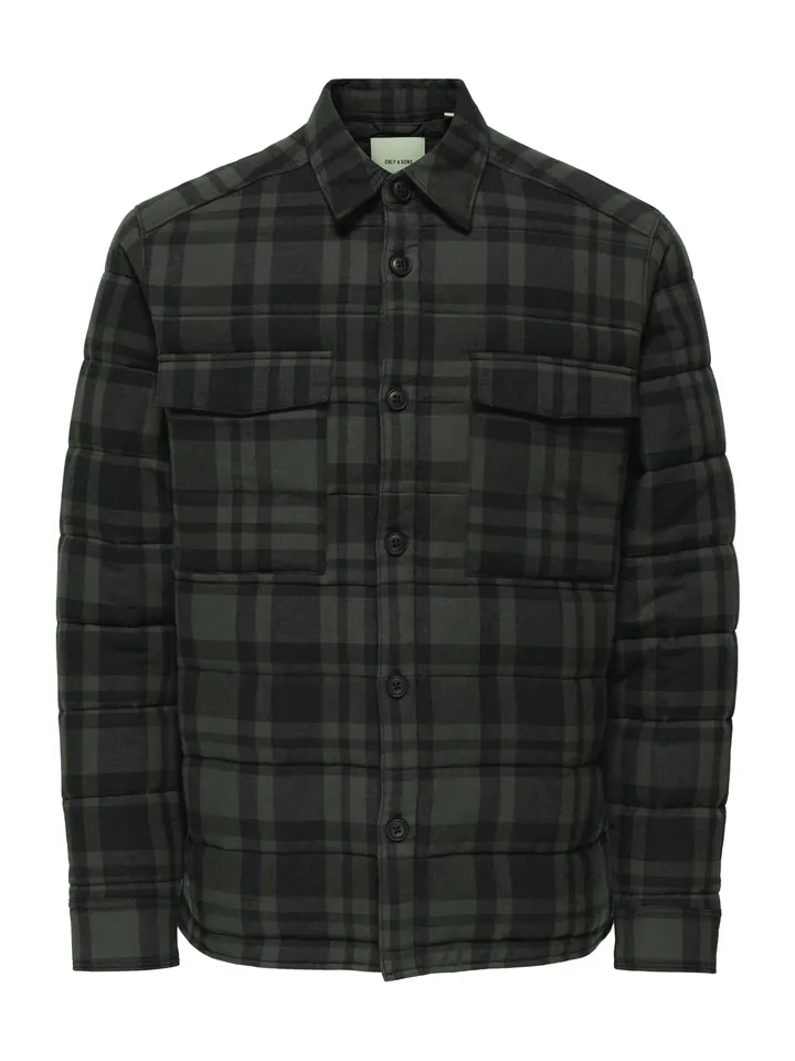 Only & Sons Chaqueta de entretiempo 'ONSGudmund' pino / negro