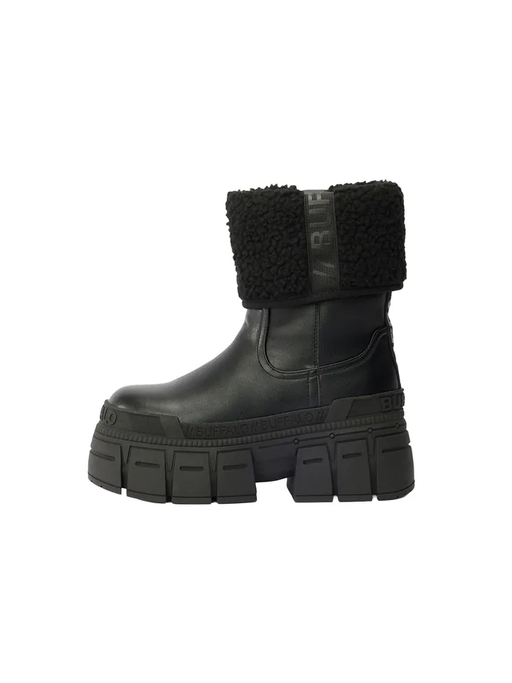 BUFFALO Botines 'Gospher Fold' negro