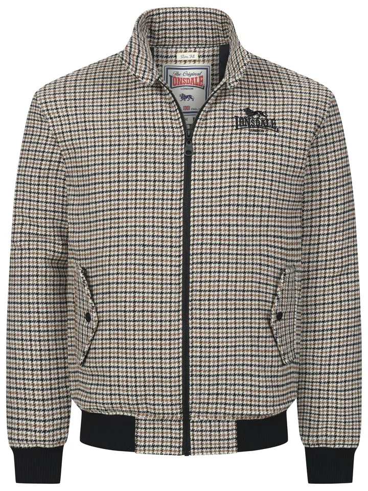 LONSDALE Chaqueta de entretiempo 'Tregony' beige / gris / negro