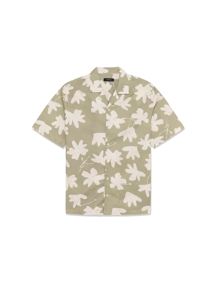Matinique Camisa 'Klampo' marrón claro / offwhite