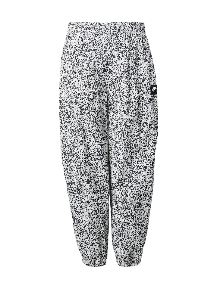 Nike Sportswear Pantalón 'AIR' ecru / negro