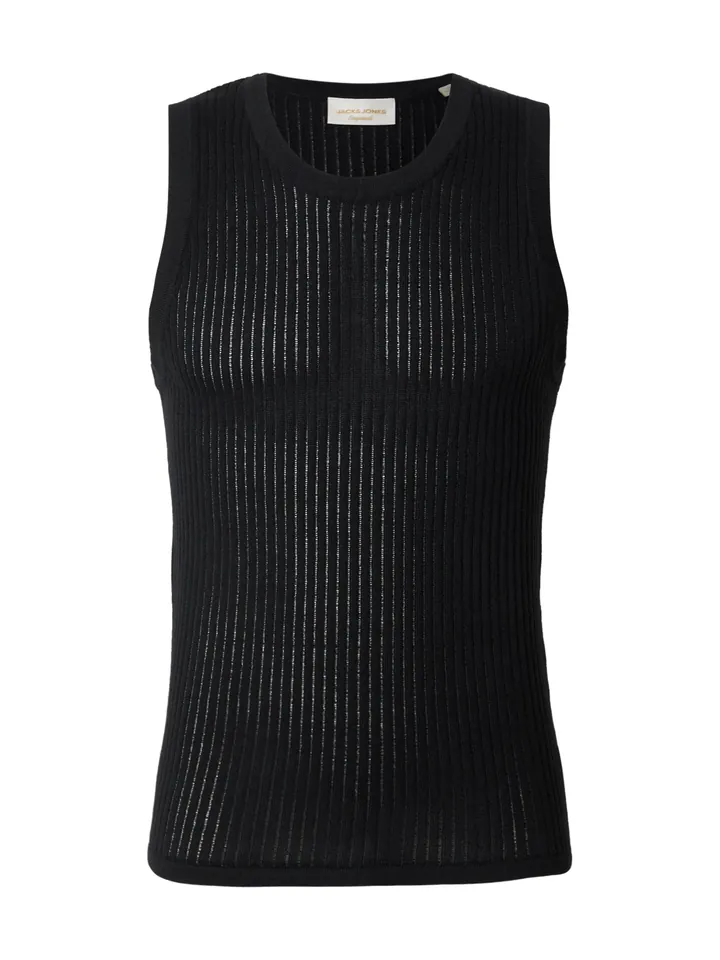 JACK & JONES Camiseta sin mangas 'JORMAINE' negro