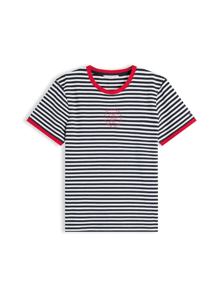 TOMMY HILFIGER Camiseta navy / rojo / blanco