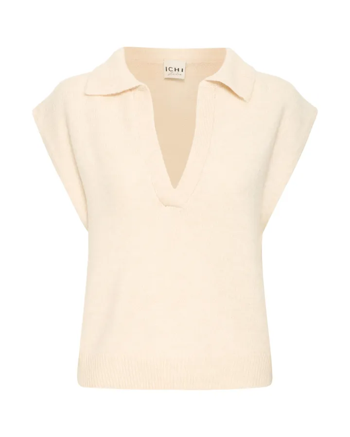 ICHI Jersey 'POVOKE'  beige claro