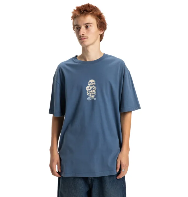 Laugh Stack - Camiseta de manga corta Azul hombre