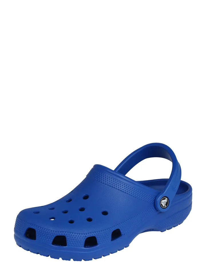 Crocs Zuecos azul / negro / blanco