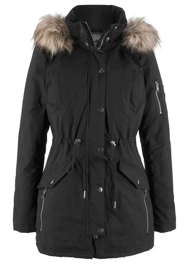 Parka cálida, forrada