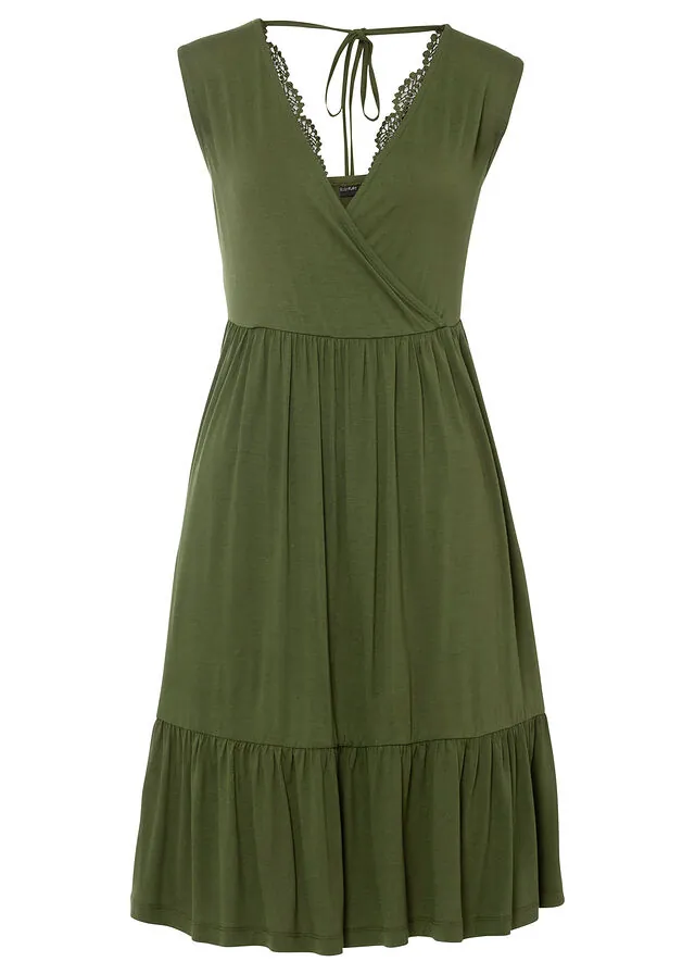 Vestido de punto de mezcla de viscosa