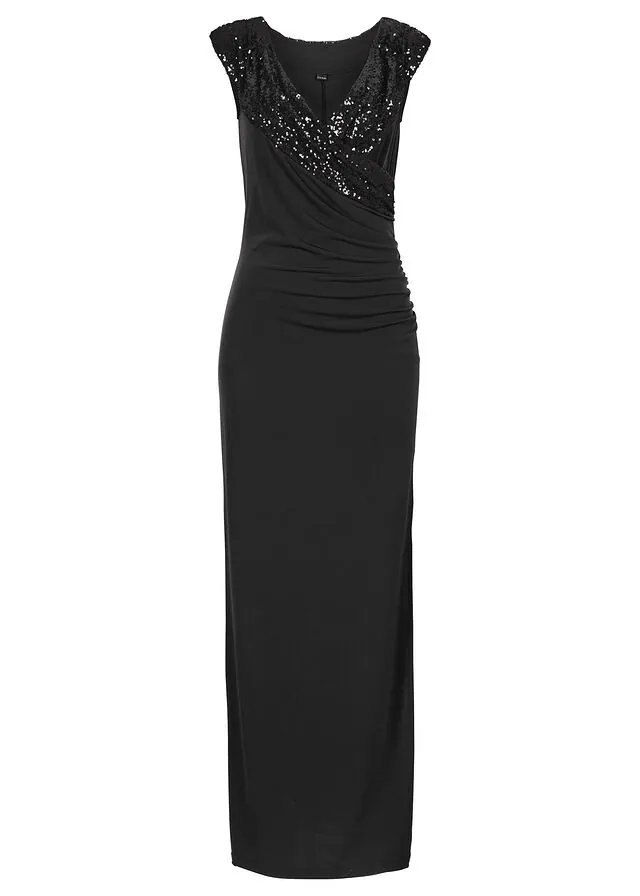 Vestido de punto con lentejuelas
