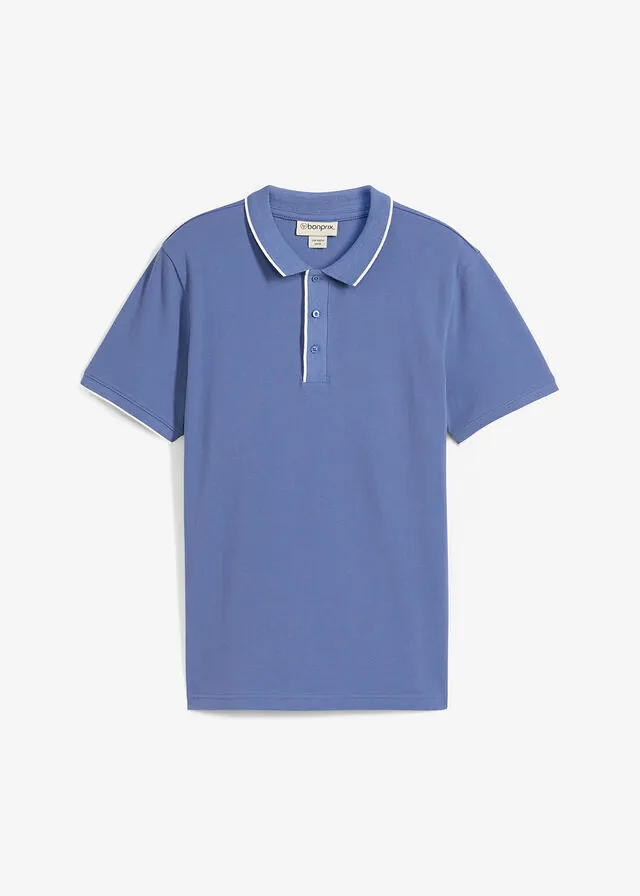 Polo de piqué de algodón puro