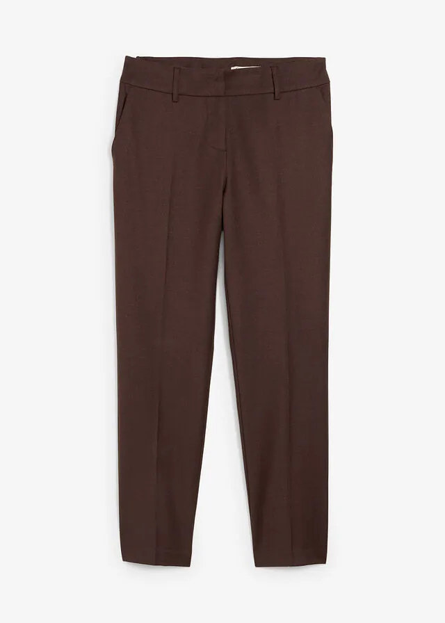 Pantalón ajustado con suave contenido de lana