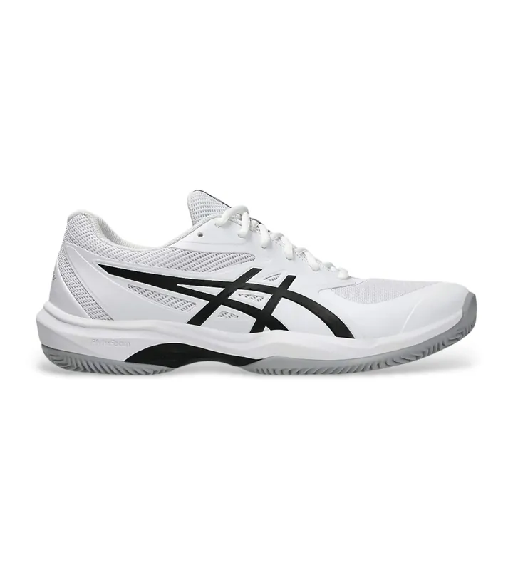 Asics para hombre. 1041A490 Zapatillas Game FF Clay OC blanco (40.5), Plano, Cordones, Deportivo, Tenis/Padel