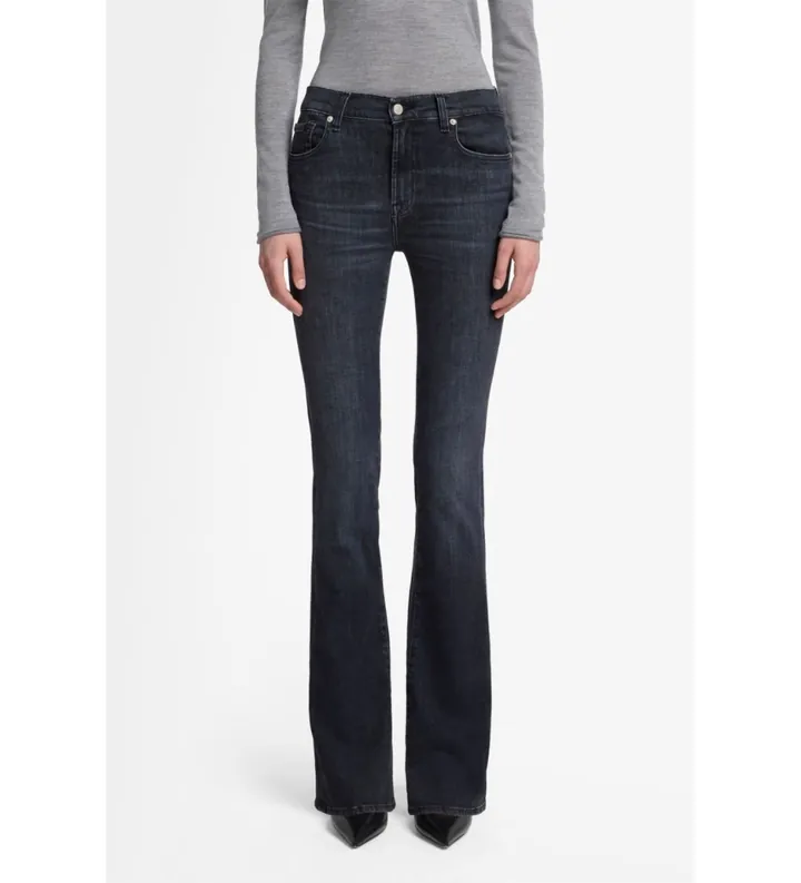 7 For All Mankind para mujer. 7U030C341NS Jeans Bootcut marino (24), Casual, Algodón, Denim