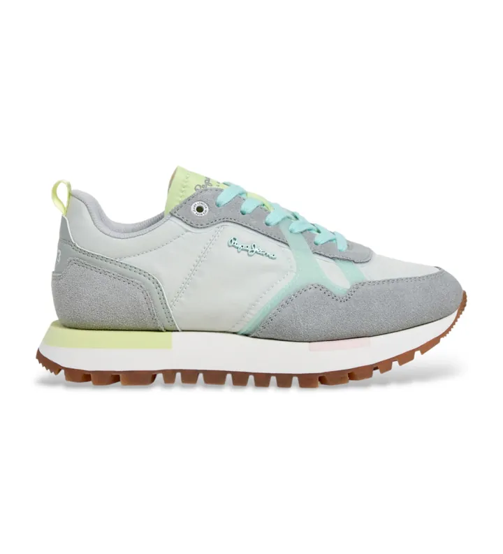 Pepe Jeans para mujer. PLS400026 Zapatillas Ari Fresh multicolor (36), Plano, Cordones, Casual
