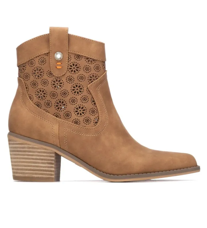 Refresh para mujer. 17515001-CAMEL Botines 175150 marrón (36), 3 a 5cm, Cremallera, Casual