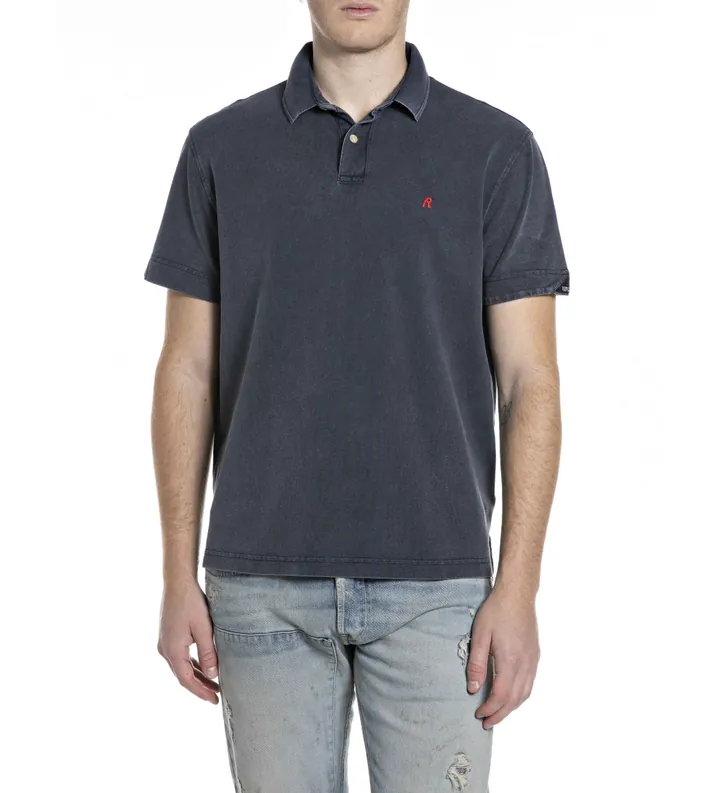 Replay para hombre. M3431A.000.22696M Polo Regular Fit marino (M), Casual, Algodón, Manga corta