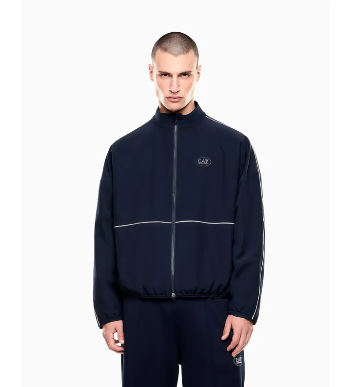 EA7 para hombre. 7M001536_AF24537 Chaqueta Tennis Pro marino (L), Casual, Deportivo, Verde, Sportswear, Tenis/Padel, Multideporte, Poliéster
