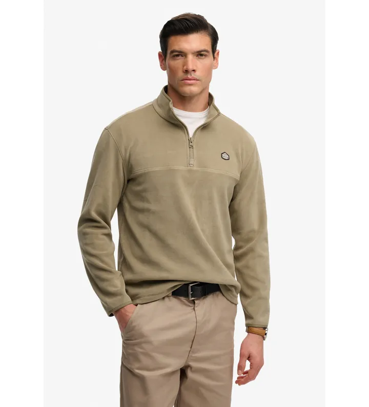Superdry para hombre. M2014494A Sudadera Expedition beige (3XL), Casual, Poliéster Reciclado