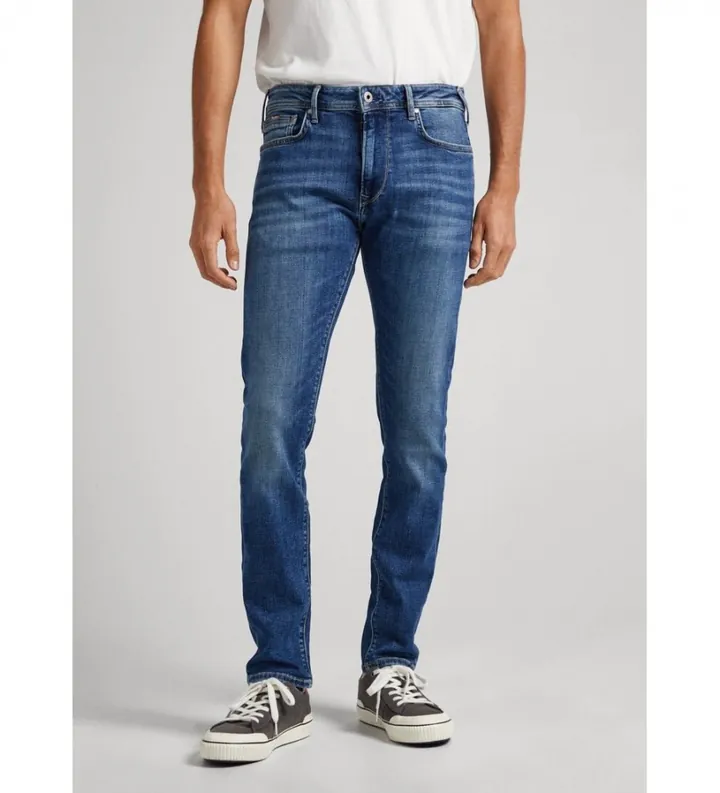 Pepe Jeans para hombre. PM206326HS6 Jeans Stanley azul (33/32), Casual, Algodón, Denim, Sostenible