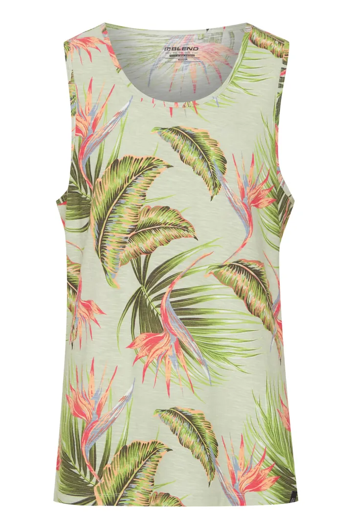 BLEND Camiseta 'Bhtros'  verde / mezcla de colores