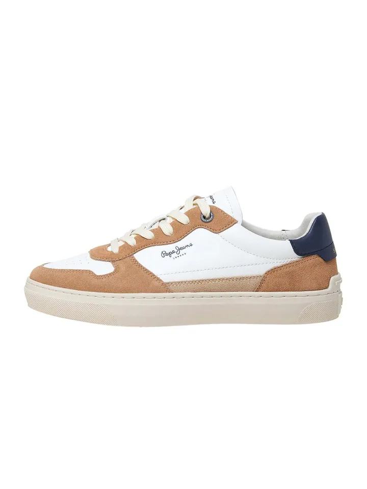 Pepe Jeans Zapatillas deportivas bajas 'CAMDEN' marrón / negro / blanco