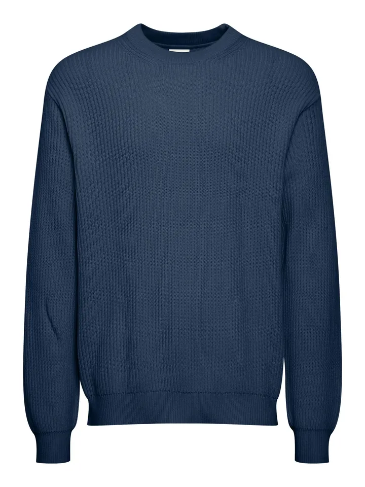 !Solid Jersey 'Gia' azul oscuro