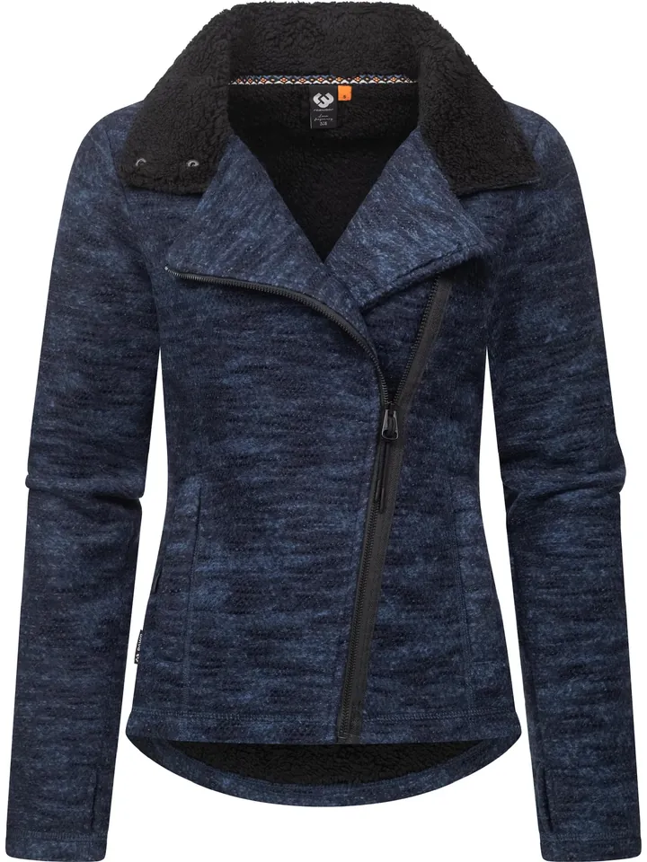 Ragwear Chaqueta polar 'Saskie' azul moteado