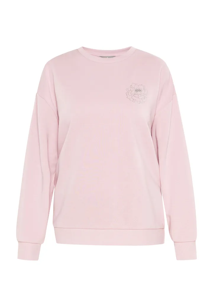 Usha Sudadera  rosé / plata
