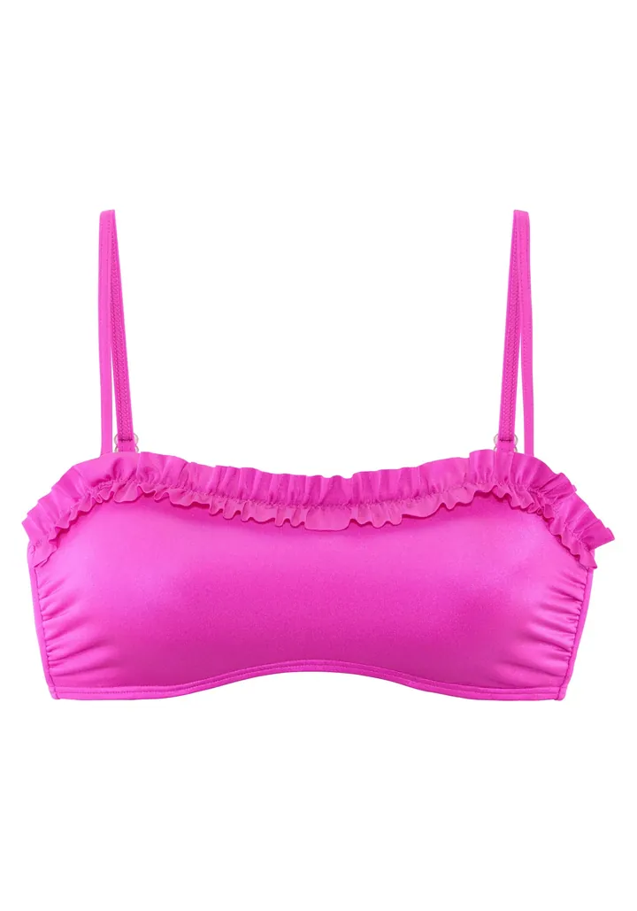 LASCANA Top de bikini fucsia