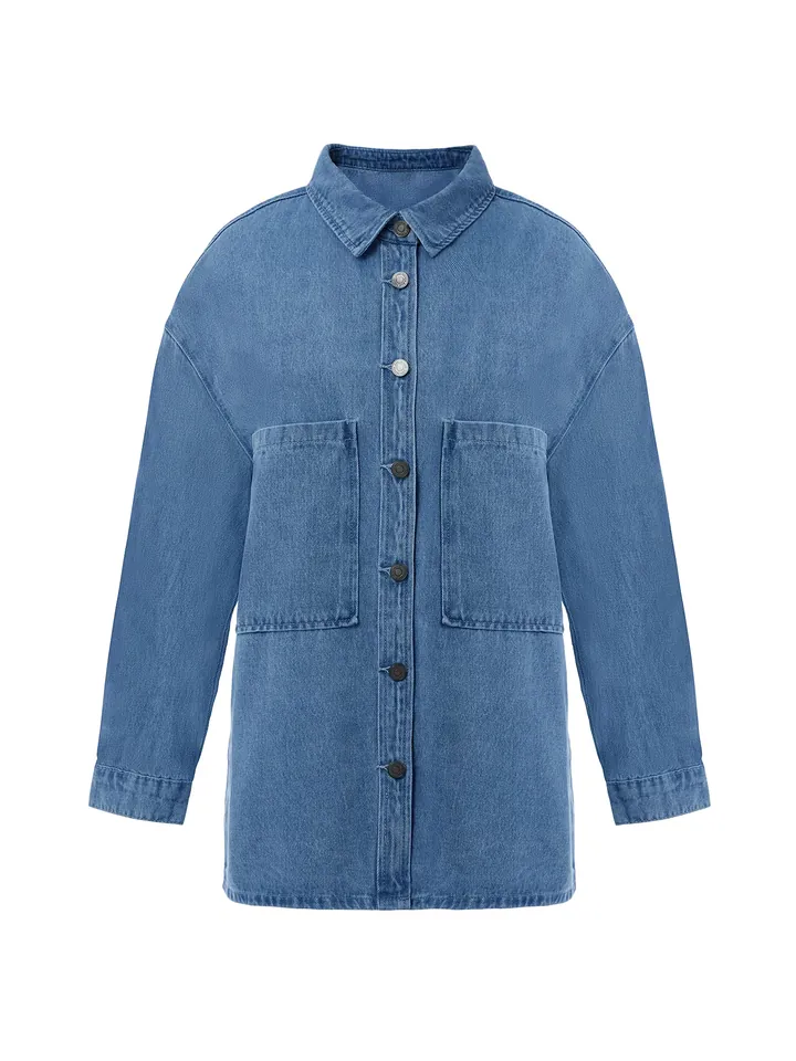 Imily Bela Chaqueta de entretiempo azul denim