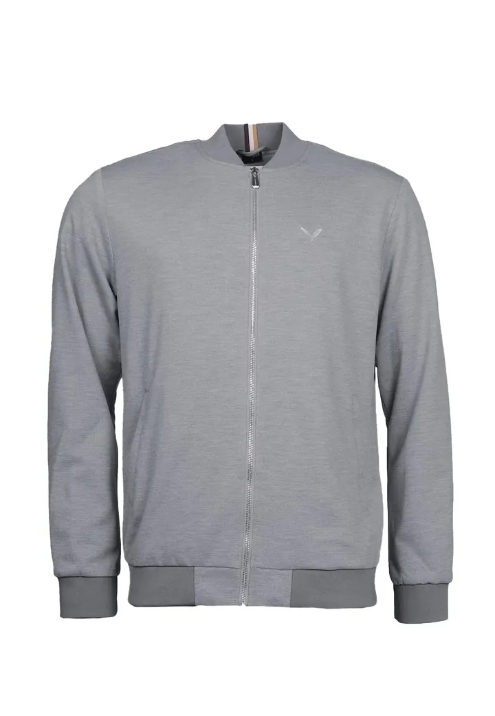 Kleinigkeit Chaqueta de entretiempo 'Peter Maffein' gris moteado