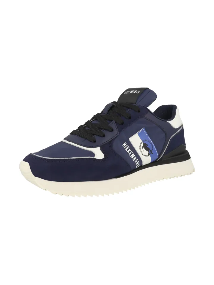 BIKKEMBERGS Zapatillas deportivas bajas 'Puyol' azul / navy / blanco