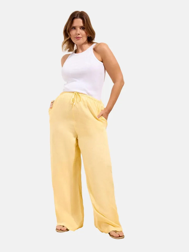 Friends Like These Pantalón amarillo moteado