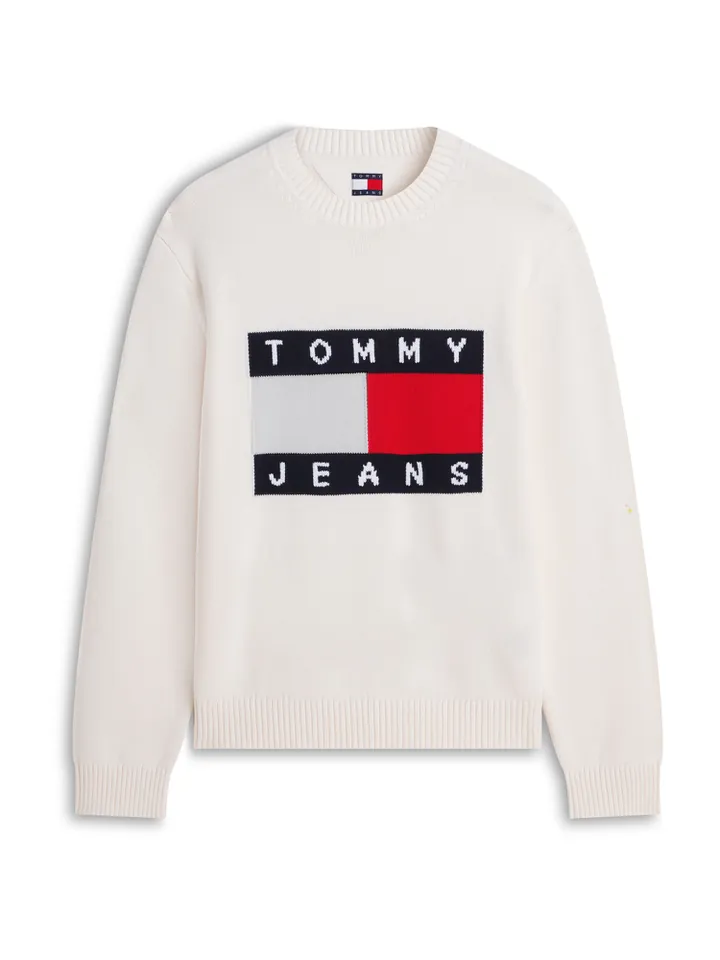 Tommy Jeans Jersey azul oscuro / rojo vivo / blanco