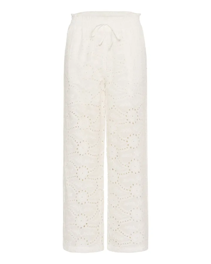 SAINT TROPEZ Pantalón 'KindraSZ'  blanco