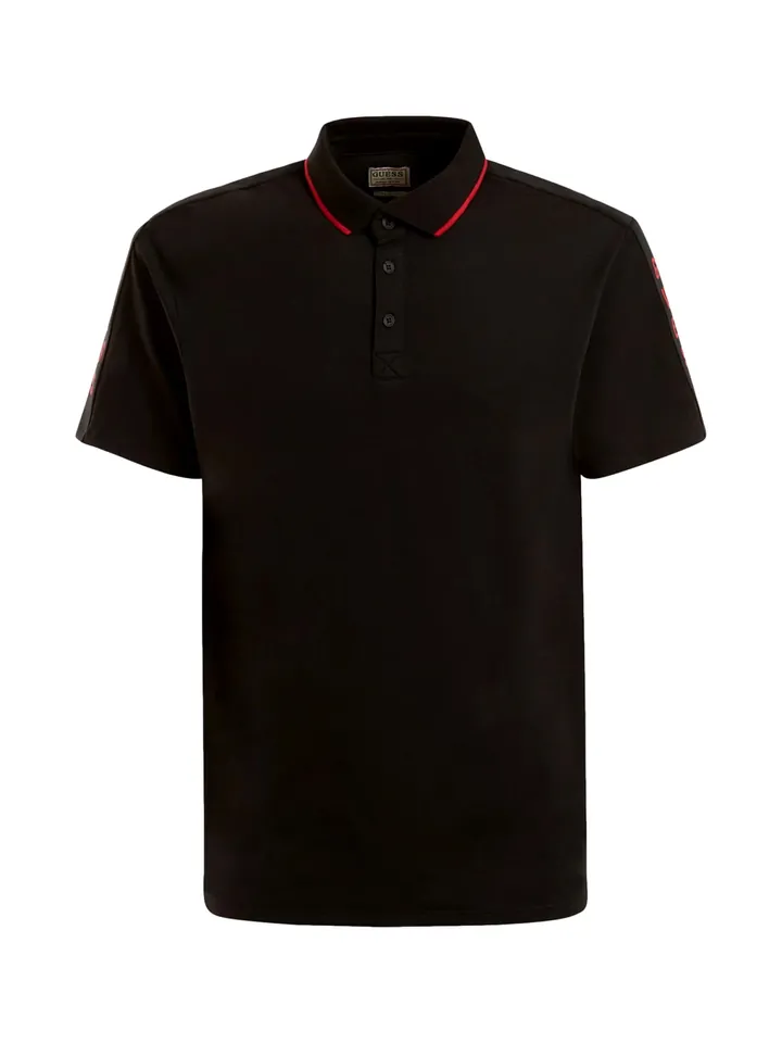 GUESS Camiseta  rojo / negro