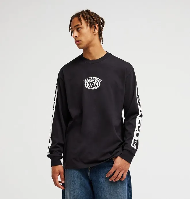 DC Echo - Camiseta de manga larga Negro Hombre